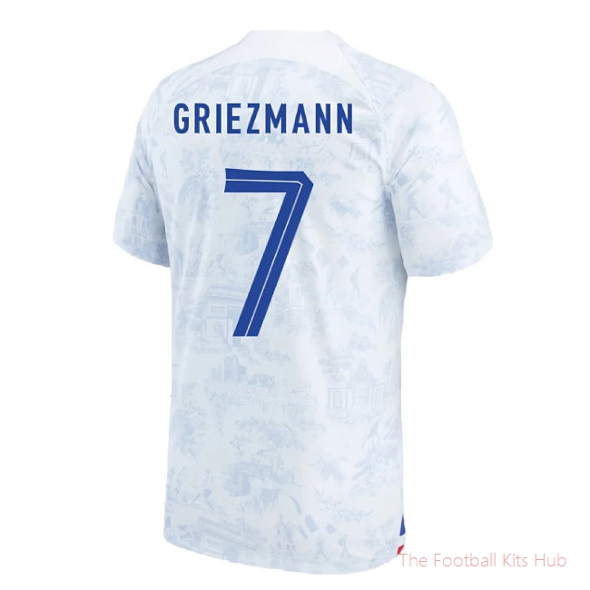 2022-2023 France Away Shirt (GRIEZMANN 7)-unisoccer store